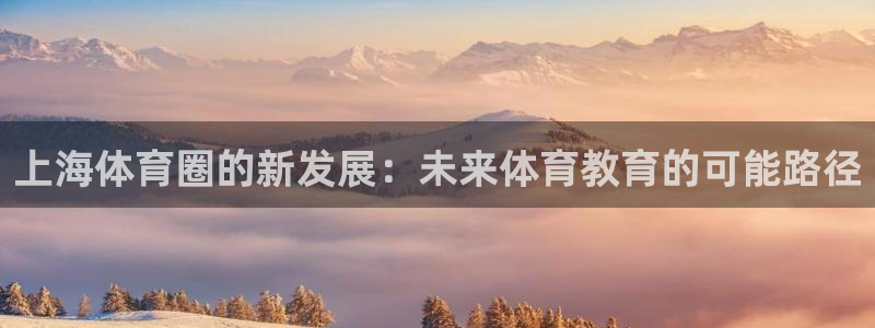 米兰体育官网下载是干嘛的公司：上海体育圈的新发展：未来体育教
